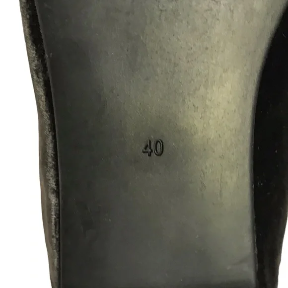 MARC BY MARC JACOBS Black Velvet Owl Smoking Slipper - Picture 12 of 14